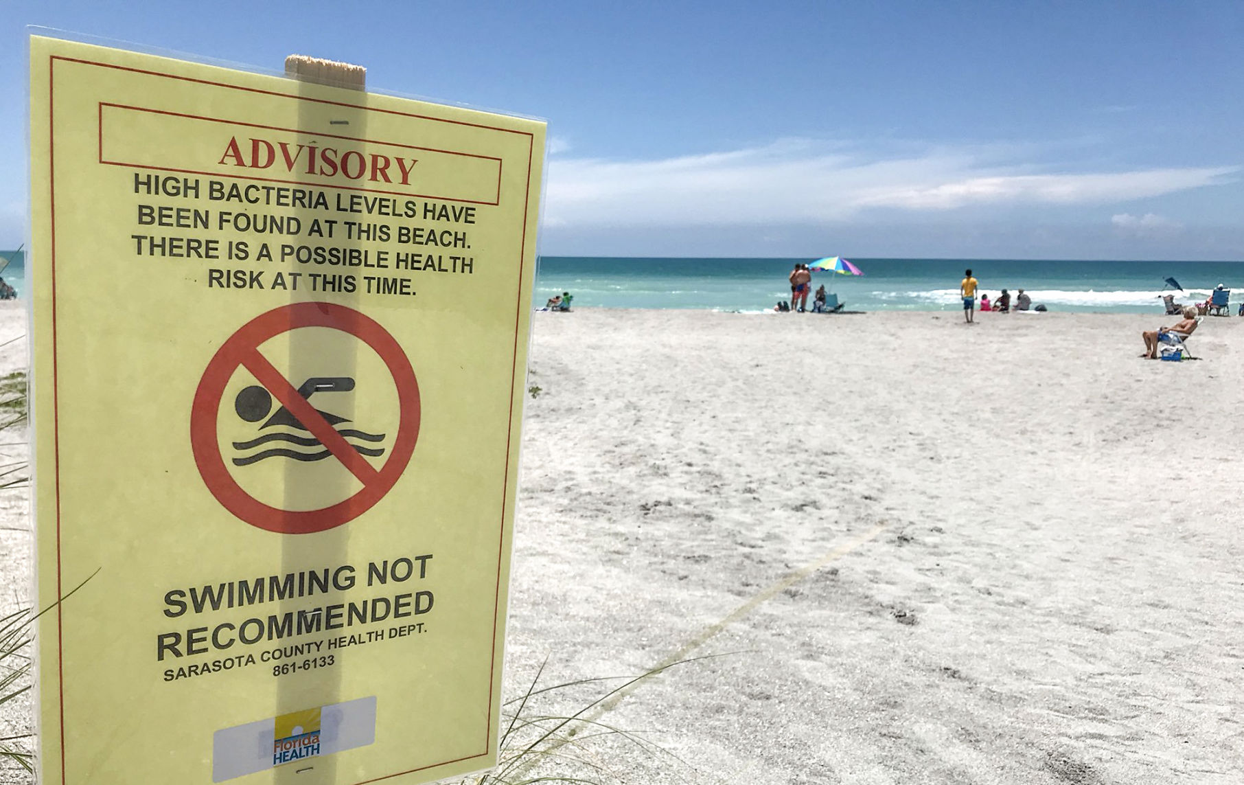 beach sign